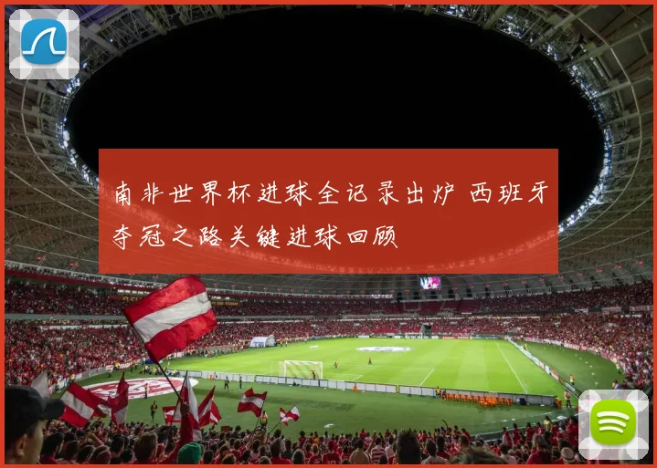 南非世界杯进球全记录出炉 西班牙夺冠之路关键进球回顾